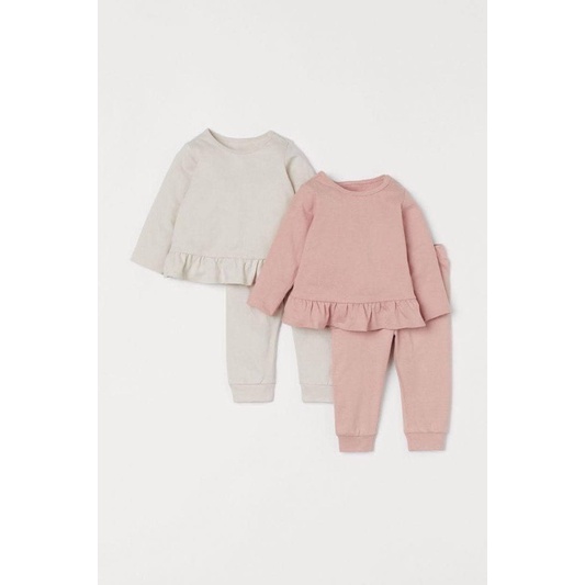 [Au.th]Set 2b thun bé gái H&M sz 4-24M