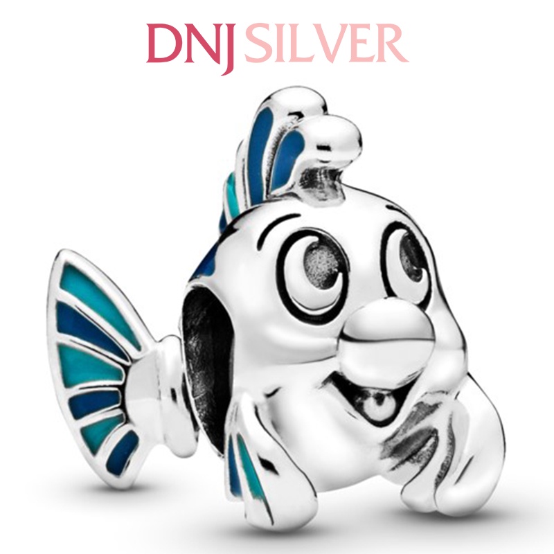 Charm bạc 925 cao cấp, hàng chuẩn bạc - Charm Disney The Little Mermaid Flounder thích hợp để mix vòng tay charm - DN209