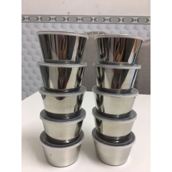 Bộ 10 Khuôn Làm Bánh Plan Rau Cau Inox 304 Bền Đẹp