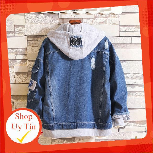 Áo khoác jean nữ style Hàn Quốc ngọt ngào có mũ nỉ Hoodie CHI089 - Mua Ngay
