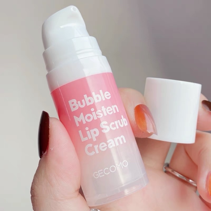 CAO CẤP Gel Tẩy Da Chết Môi Sủi Bọt Thải Độc Chì GECOMO BUBBLE MOISTEN LIP CRUB CREAM Tẩy Trang Dưỡng Môi GECOMO | BigBuy360 - bigbuy360.vn