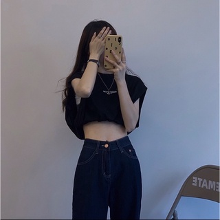 Áo ba 3 lỗ tank top crop top oversize nữ