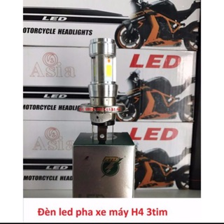 Đèn led pha xe H4 siêu sáng cho xe máy