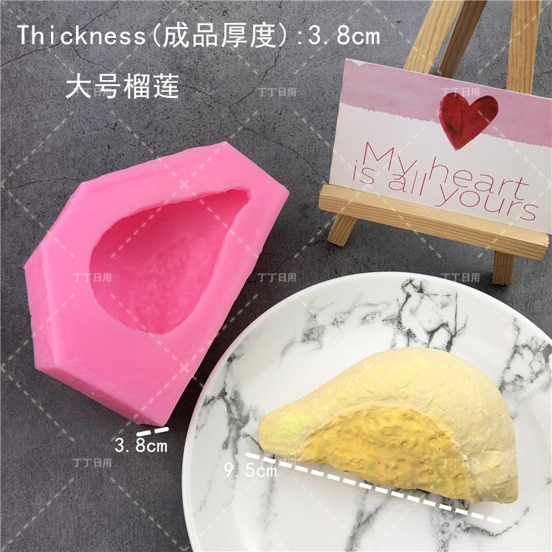 Khuôn silicone tạo hình trái cây 3d trang trí bánh