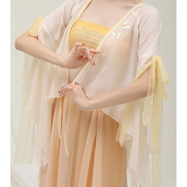 Trang Phục Múa Truyền Thống Trung Hoa Cổ Điển Màu Sắc Tương Phản 08.04