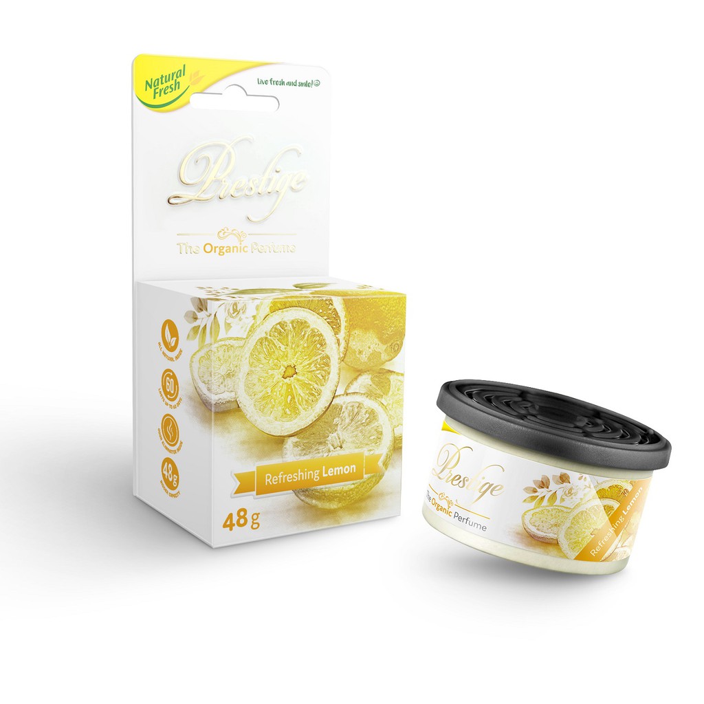 Hộp nước hoa ô tô, phòng ngủ 100% thiên nhiên Organic Natural Fresh OP048 - sáp thơm nước hoa ô tô