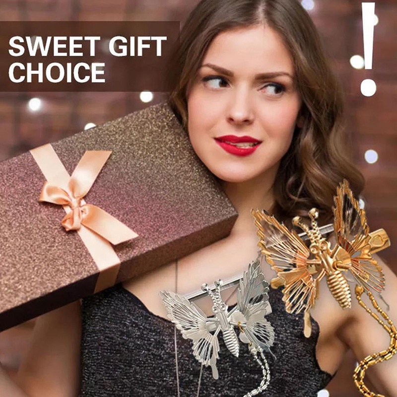 Kẹp Tóc Tua Rua Dài Hình Bướm Phong Cách Cổ Điển Thanh Lịch Dành Cho Nữ