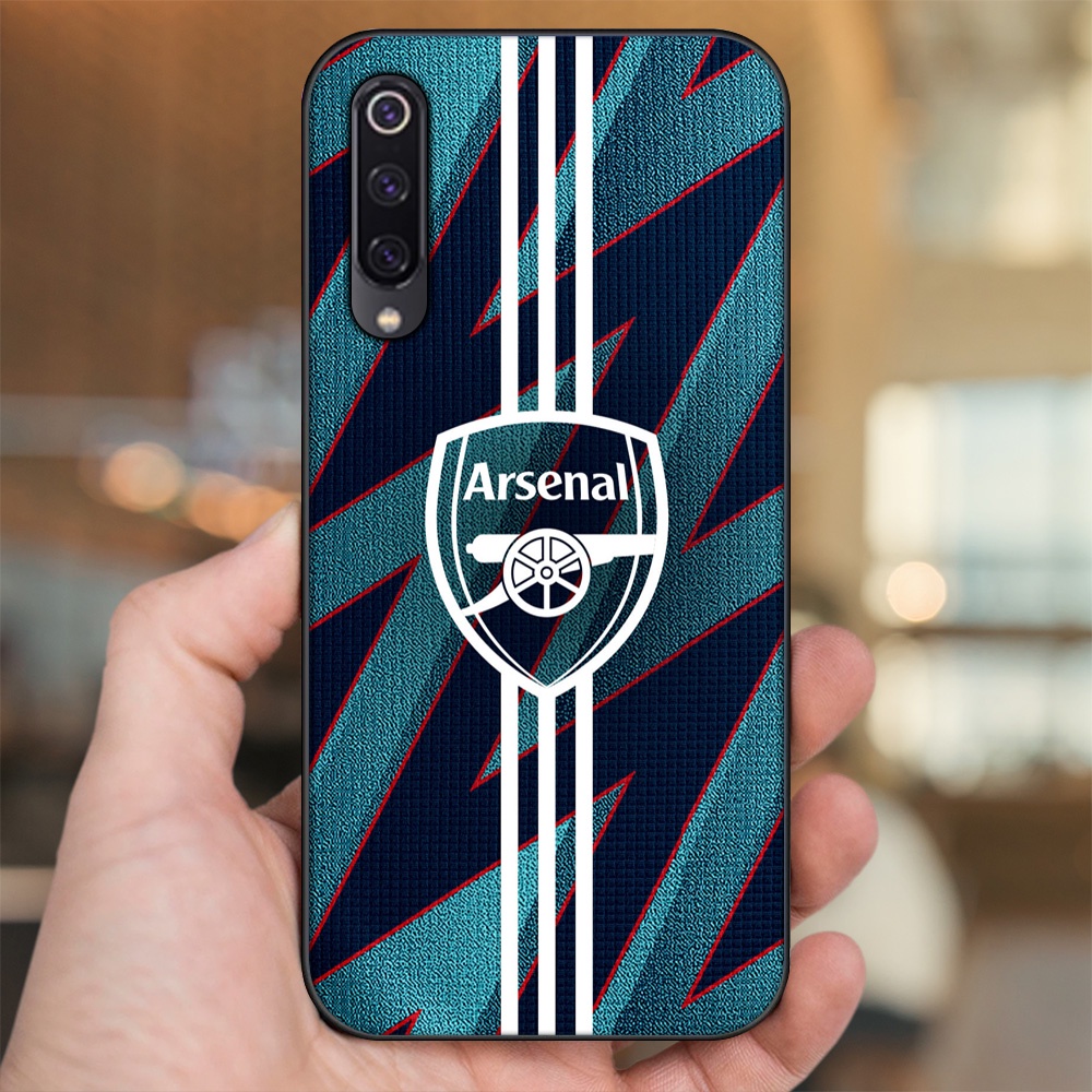 Ốp lưng Xiaomi Mi 9, Mi 9 SE viền đen in hình Arsenal FC
