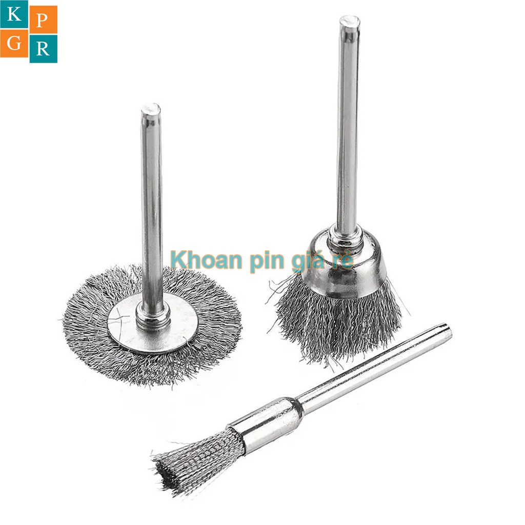 KPGR Chổi đánh rỉ sét trục 3mm