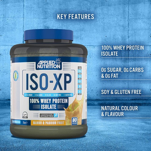 Sữa tăng cơ - Whey Isolate - Applied Nutrition Iso XP 1.8kg - 72 lần dùng