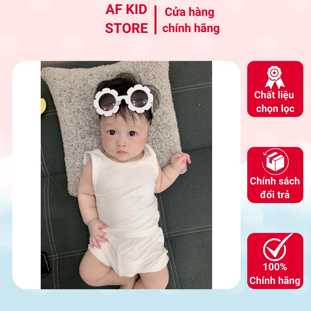 Bộ minky mom chip cạp cao cho bé trai bé gái, quần áo trẻ em cao cấp, bộ cộc tay chất liệu mềm mịn thoải mái ATKID