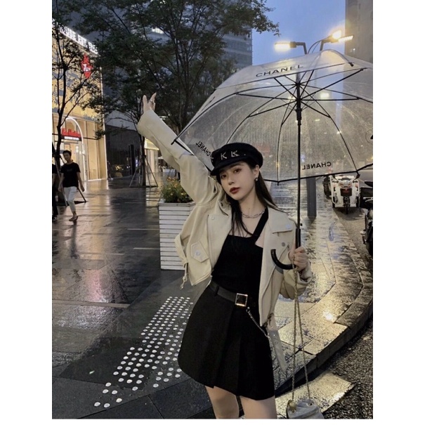 ô trong suốt chà neo