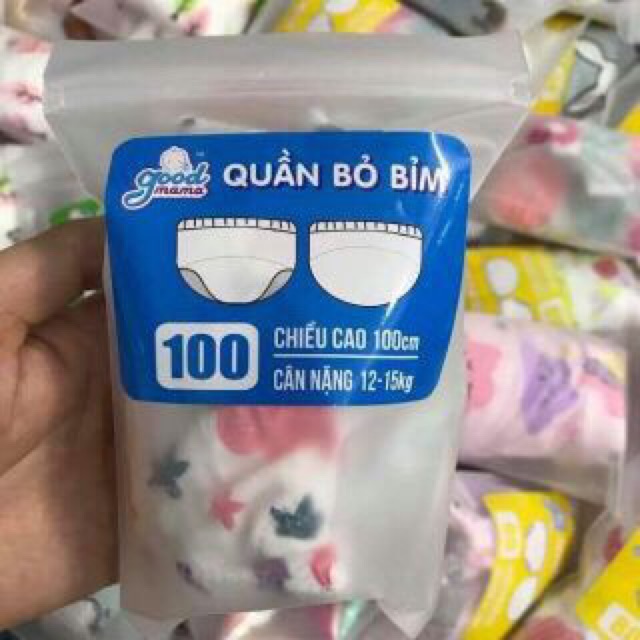 Quần bỏ bỉm 6 lớp goodmama 4 -16kg size 80 90 100 110