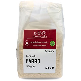 Bột mì Spelt nguyên cám hữu cơ Sottolestelle 500g
