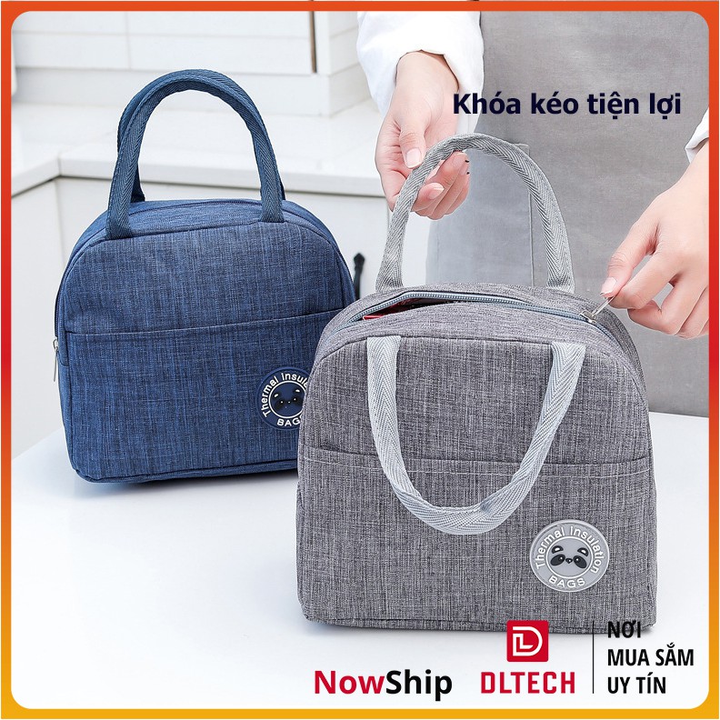 Túi Giữ Nhiệt Đựng Hộp Cơm Chống Thấm Nước Tiện Dụng Lunch Bag TGN02 DL TECH