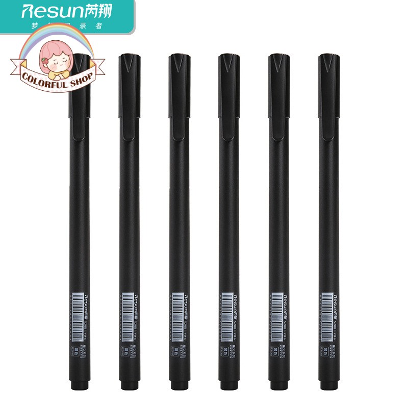 [Colorfulshop] Bút Mực Gel Đầu 0.5mm Dung Tích Lớn Không Ngòi Mực Nhanh Khô Cao Cấp Sang Trọng RESUN