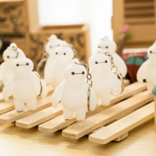 Móc khóa Baymax đồ chơi nhỏ đáng yêu bằng nhựa