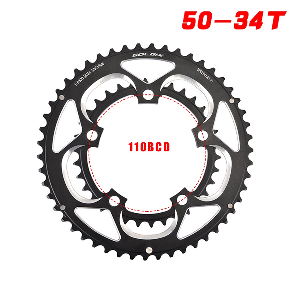 SRAM Đĩa Xích Xe Đạp 110BCD 50T/34T 9/10/11S Chất Lượng Cao