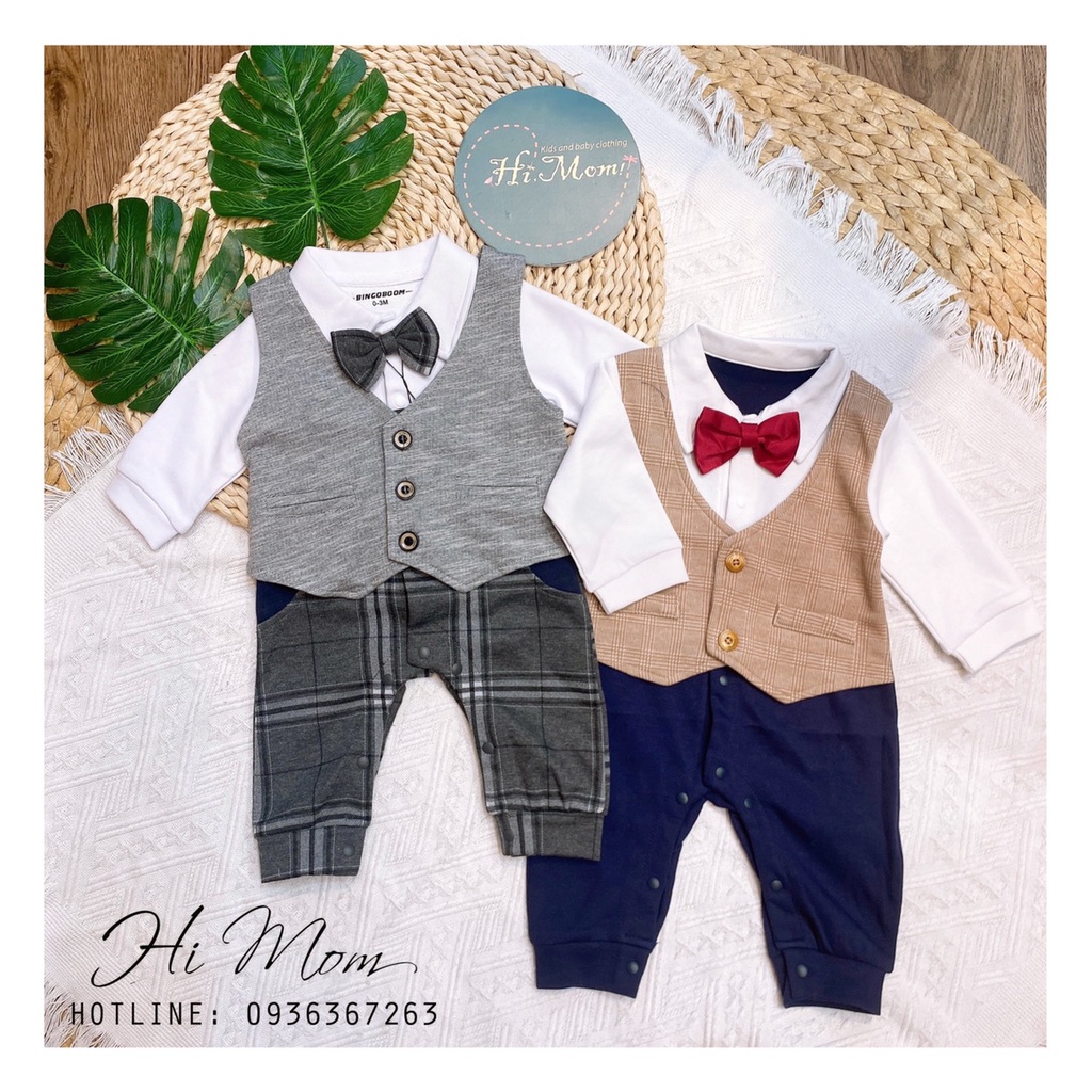 Set bộ công tử thu đông cho bé trai từ 4kg-13kg