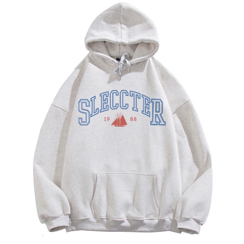 Áo hoodie dáng rộng quá cỡ phong cách Hàn Quốc cá tính thời trang