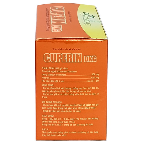 Cuperin DKG - Hỗ trợ làm giảm các triệu chứng của viêm loét, đau dạ dày tá tràng