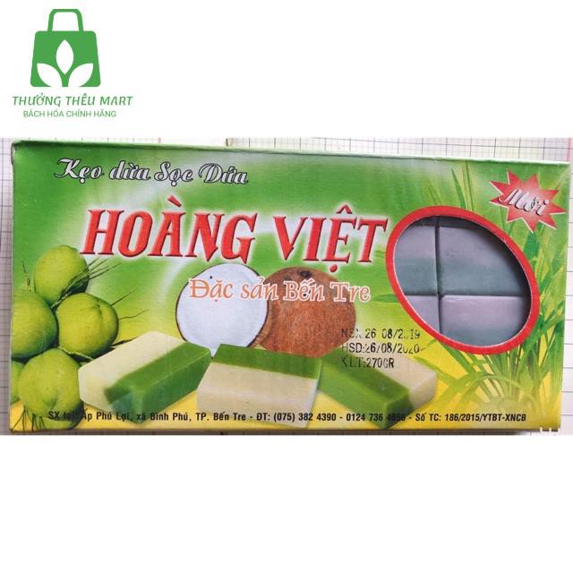 Kẹo dừa sọc Hoàng Việt đặc sản Bến Tre 270g