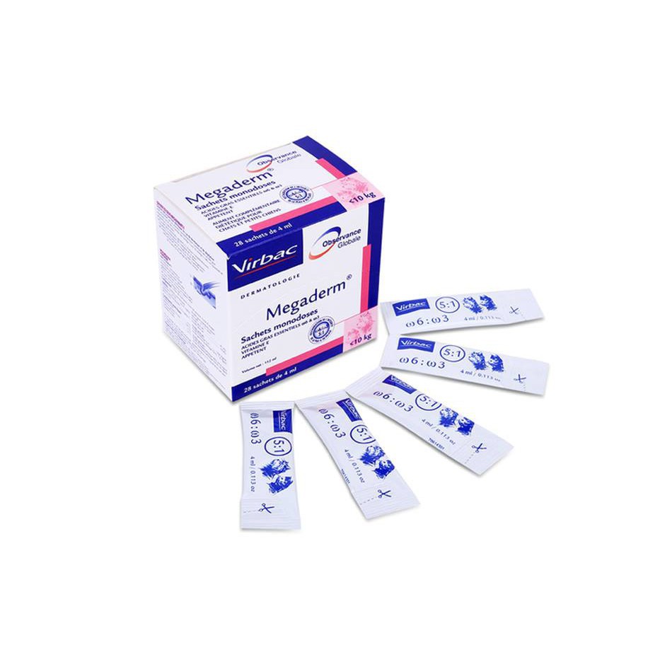 VIRBAC MEGADERM Gel ăn dinh dưỡng cho chó mèo 1 gói 4ml