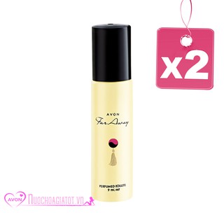 CHÍNH HÃNG COMBO 2 CHAI NƯỚC HOA NỮ AVON FAR AWAY 10ML DẠNG LĂN