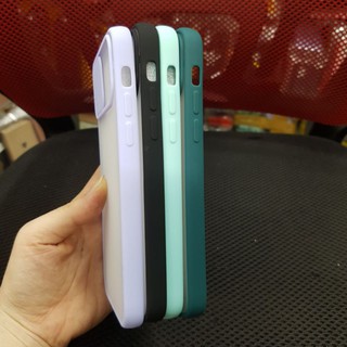 Ốp iPhone 12 (6.1) dẻo viền lưng nhám che camera