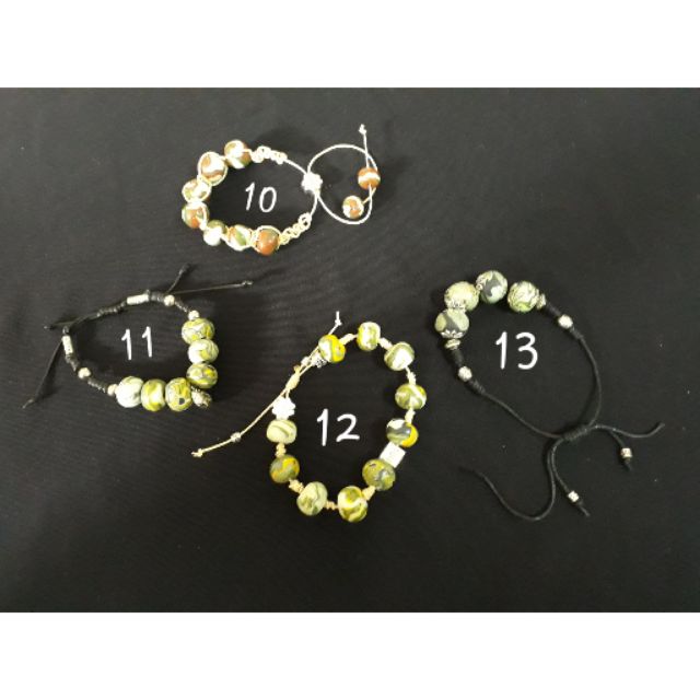 Vòng tay đất sét + resin phá cách độc đáo