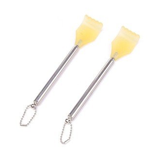 Cây gãi lưng bằng inox, đầu nhựa mềm mịn