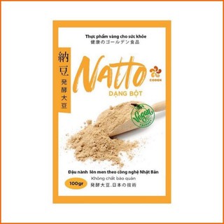 Đậu tương lên men Coden Natto (dạng viên và bột)