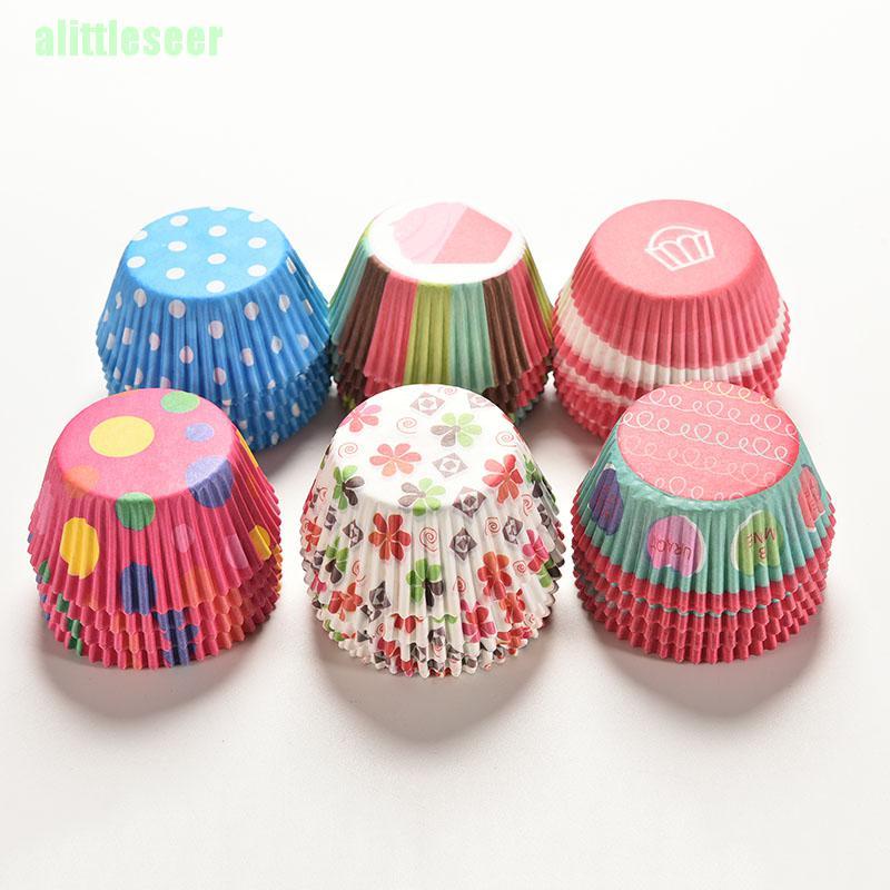 Set 100 Cốc Giấy Dùng Để Làm Bánh Cupcake