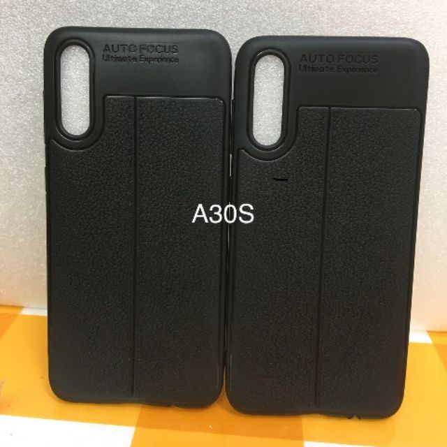 Ốp dẻo Chống sốc Autofocus cho Galaxy A30S/ A50S Vân giả da chống sốc