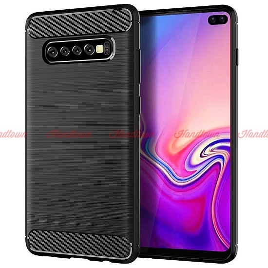 Ốp Lưng Dẻo Dành Cho Samsung Galaxy S10 S10 Plus Vân Xước Chống Sốc