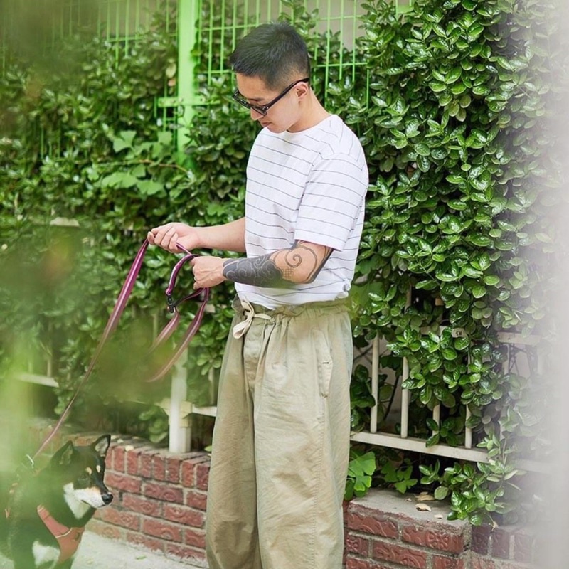 Áo thun relaxed fit striped