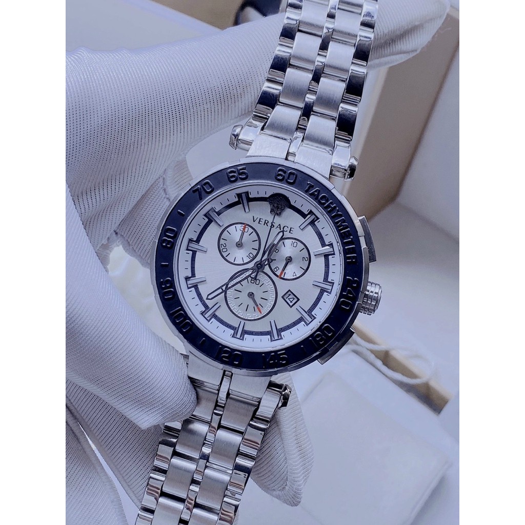 Đồng hồ chính hãng, đồng hồ nam dây thép VERSACE full box, siêu cao cấp cho phái mạnh, thời trang đẳng cấp, siêu hot