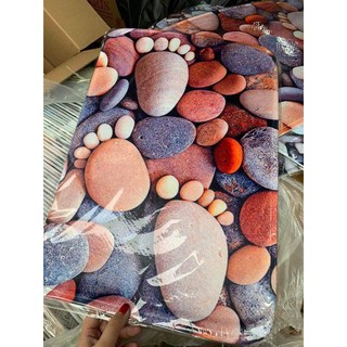 Thảm lau chân 3D đá sỏi 40 x 60 ( cao cấp )