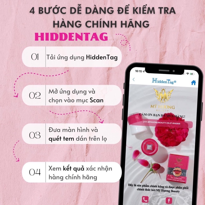 Gel dưỡng môi Mỹ hương mẫu mới -lavashop