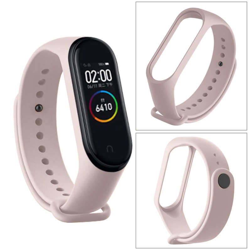 Dây silicon thay thế cho dây đồng hồ thông minh Xiaomi mi band 2 3 4 5