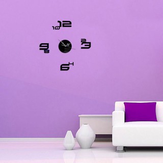 Đồng hồ dán tường nghệ thuật DIY - Số Cặp