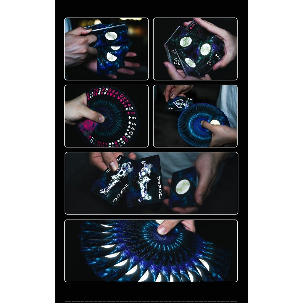 Bộ bài ảo thuật USA: Bicycle New Moon Plaaying cards by USPCC  - Bài Mỹ ảo thuật - Bài Tây