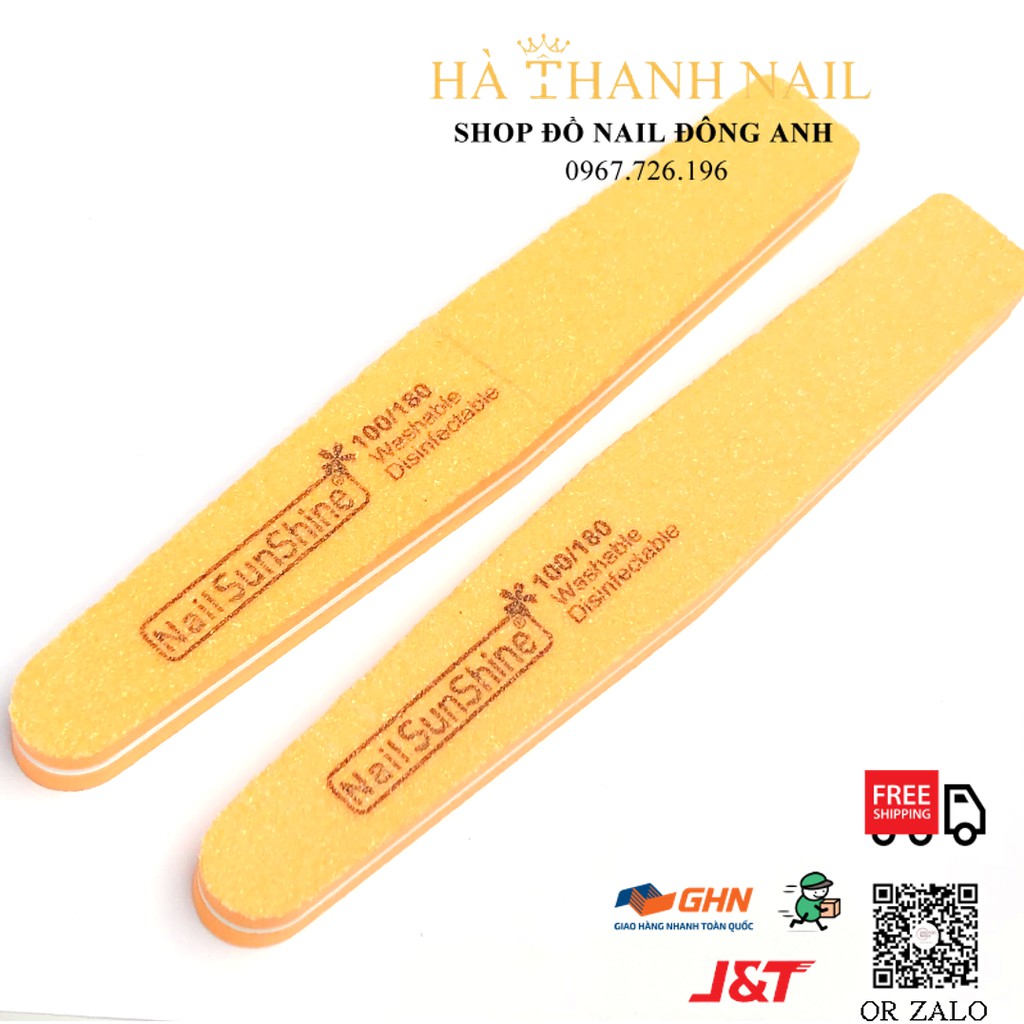 Phao Móng Tay Dài , Độ Nhám Cao Vỉ 10 Chiếc