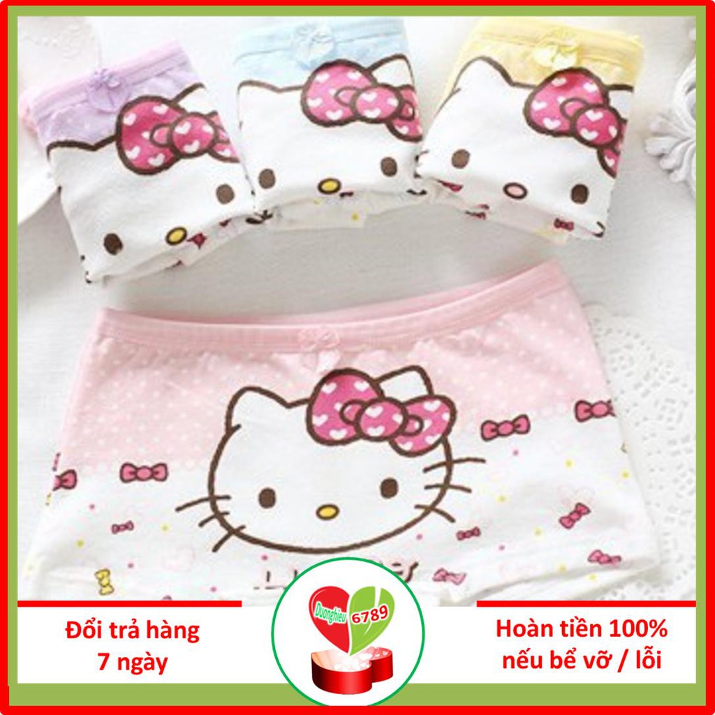 Set 4 chiếc quần lót đùi, quần chíp đùi cho bé họa tiết cực xinh (chất cotton) - Duonghieu6789