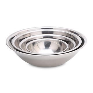 Combo 4 thau inox Rainy 18-24-28-32cm (Bạc)