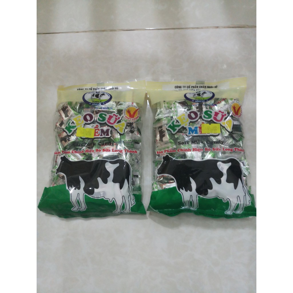 Combo 5 bịch kẹo sữa Long Thành nguyên chất (Domilk) 200G/bịch