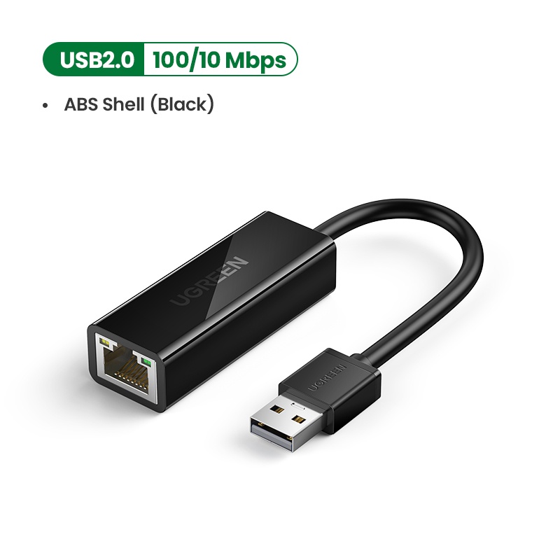 UGREEN Bộ Chuyển Đổi USB 3.0 Ethernet Card Sang RJ45 Lan Cho Windows 10 Xiaomi Mi TV Box 3/S Nintend Ethernet USB