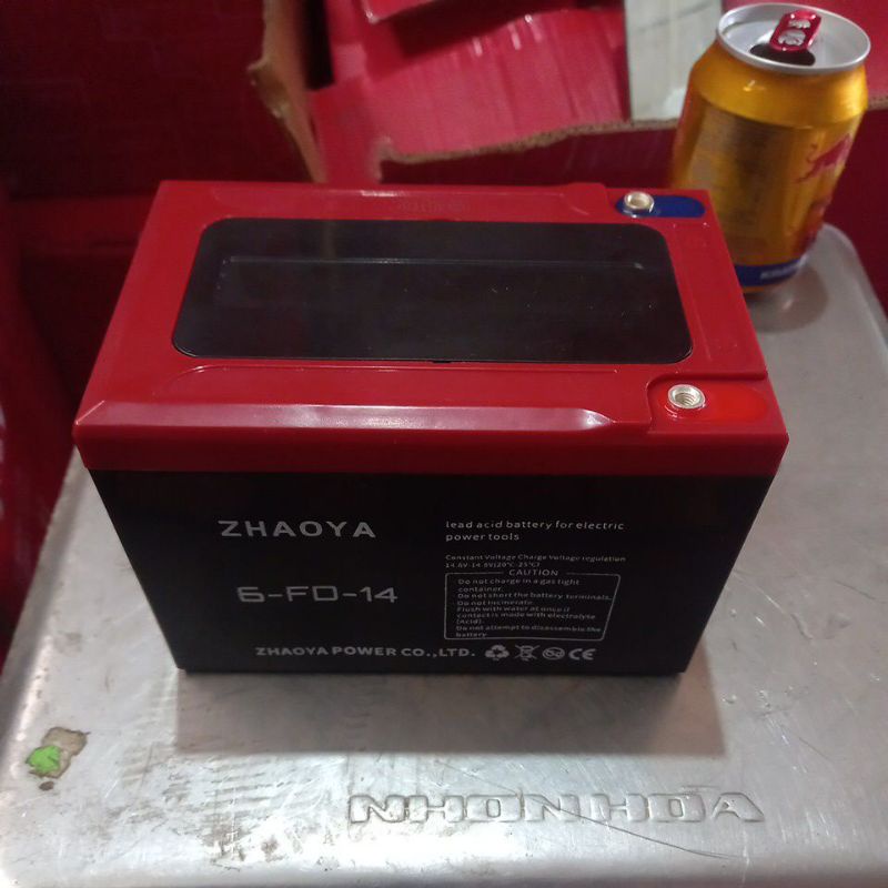 Ắc quy xe điện nhỏ 12v- 14ah hàng đã qua sử dụng