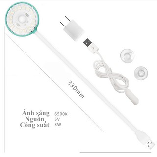 Đèn LED 3W cho bể cá, thủy sinh hình tròn