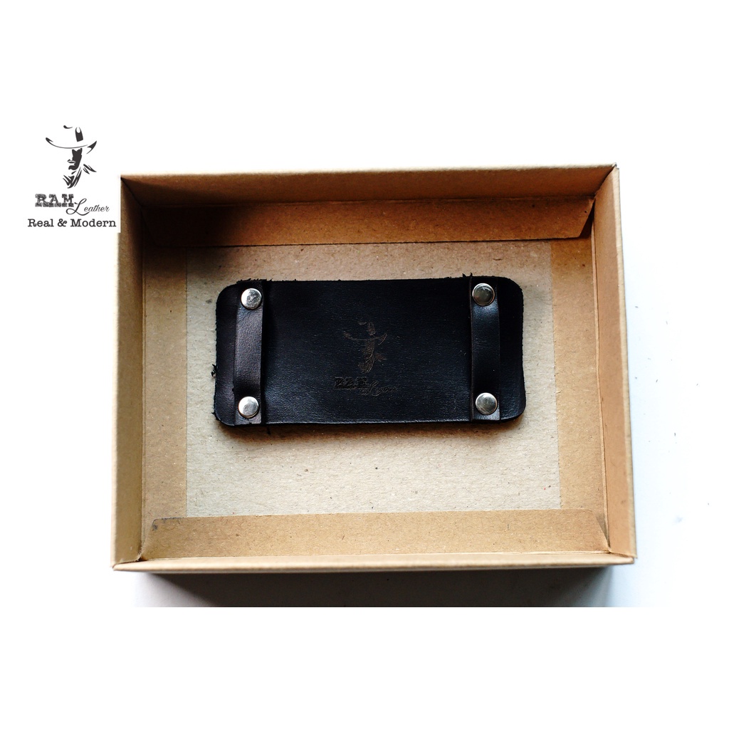 Tâm Lót Bundstrap Da Bò Đen B5 - Ram Leatehr